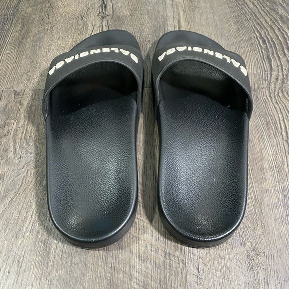 BALENCIAGA Womens Black Slides - Picture 3 of 6